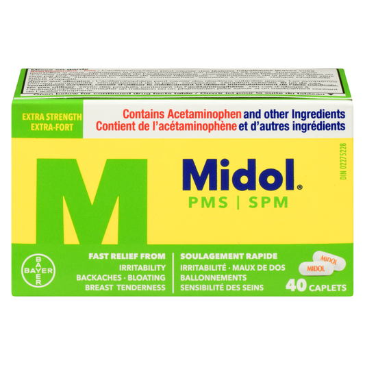 Midol PMS Complete Caffeine-Free Tablets 40 Count