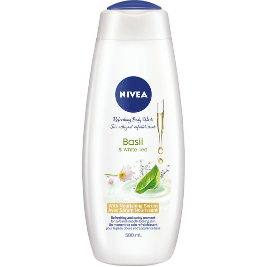 Basil & White Tea Body Wash 500ml