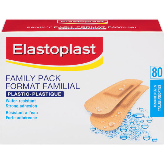 Plastic Adhesive Bandages Value Pack 80 Count