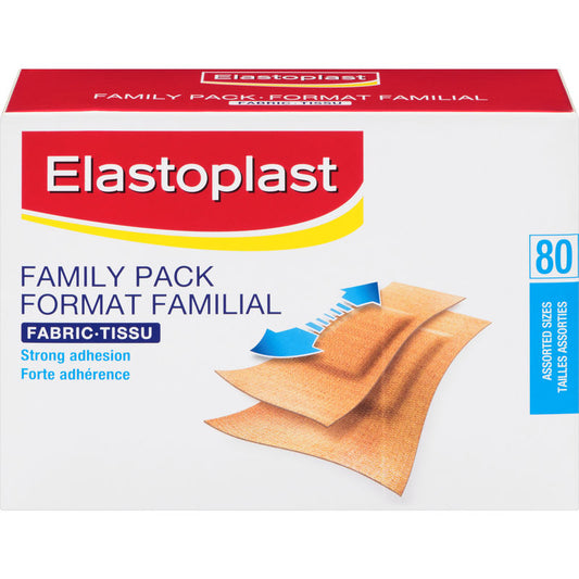 Flexible Fabric Bandages Value Pack 80 Count