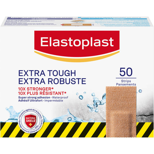 Extra Tough Waterproof Bandage Strips 50-Pack